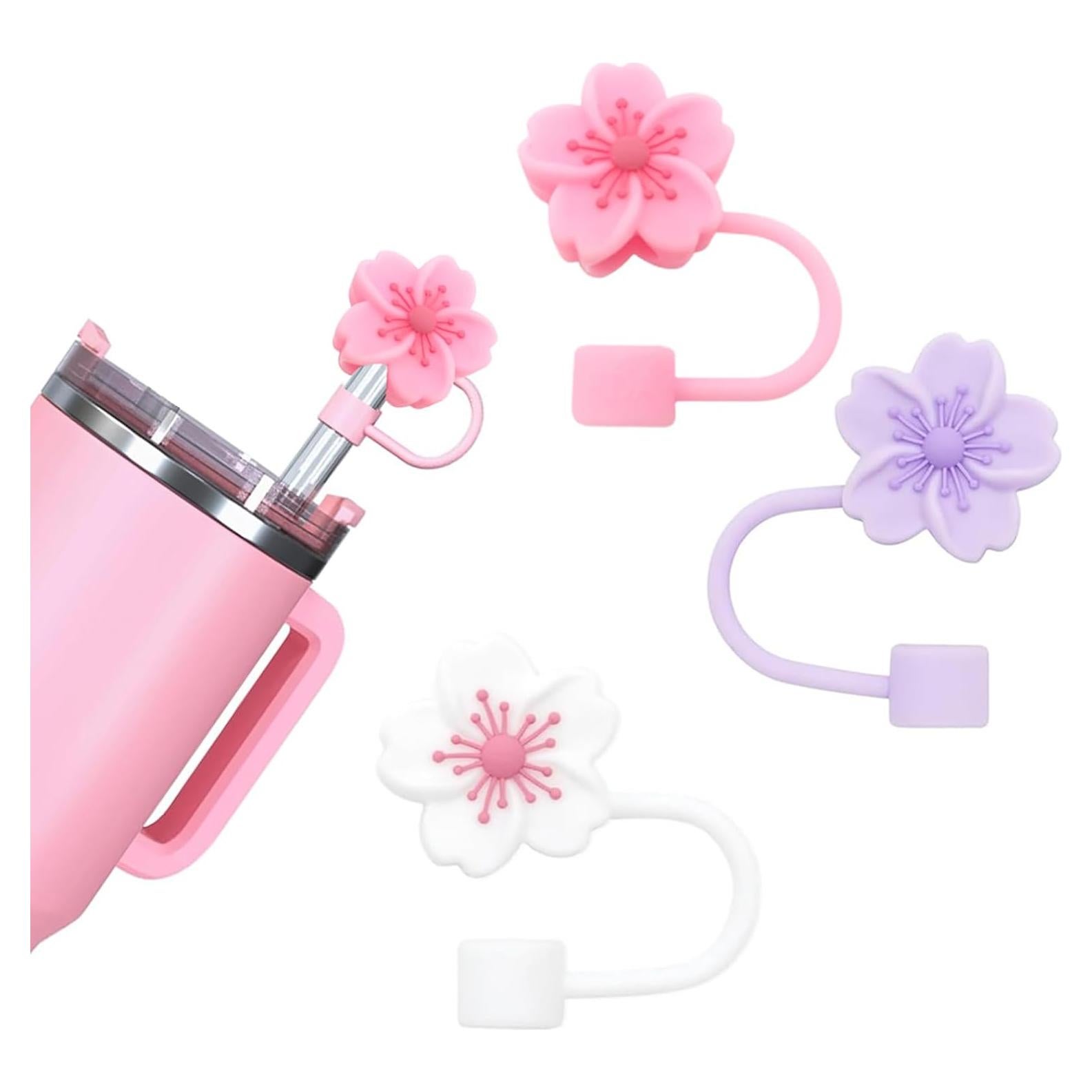 Tapa de Silicona para Taza Stanley 10mm 3 Piezas Floral