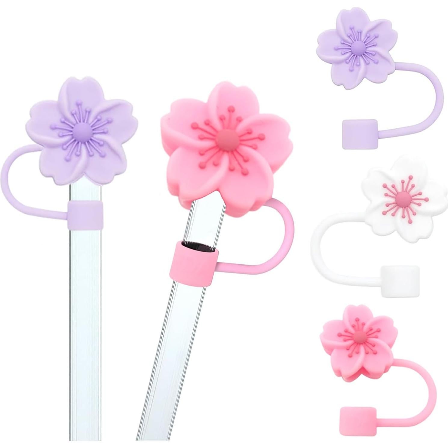 Tapa de Silicona para Taza Stanley 10mm 3 Piezas Floral