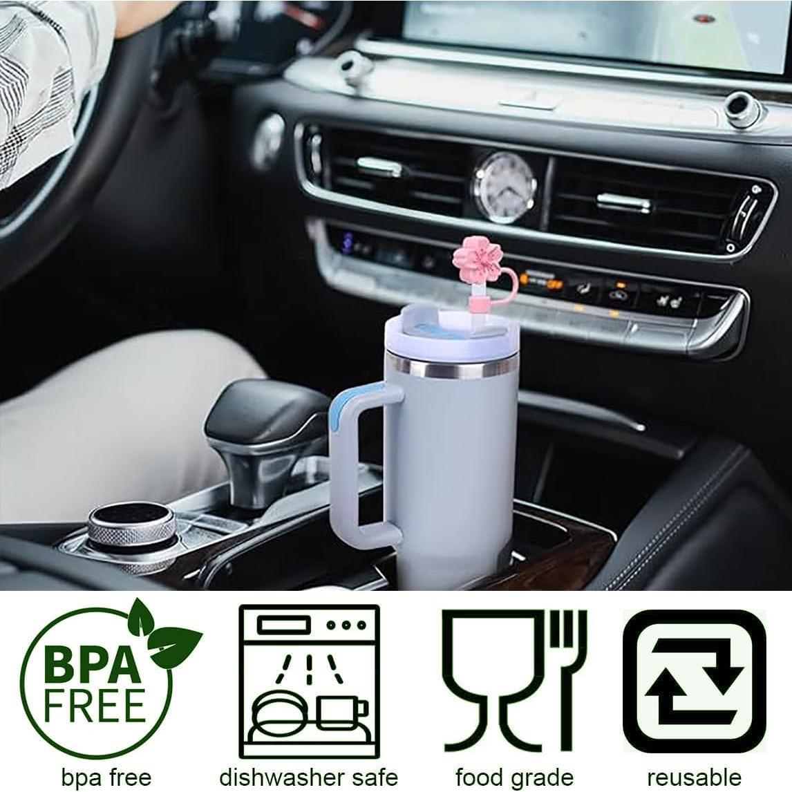 Tapa de Silicona para Taza Stanley 10mm 3 Piezas Floral