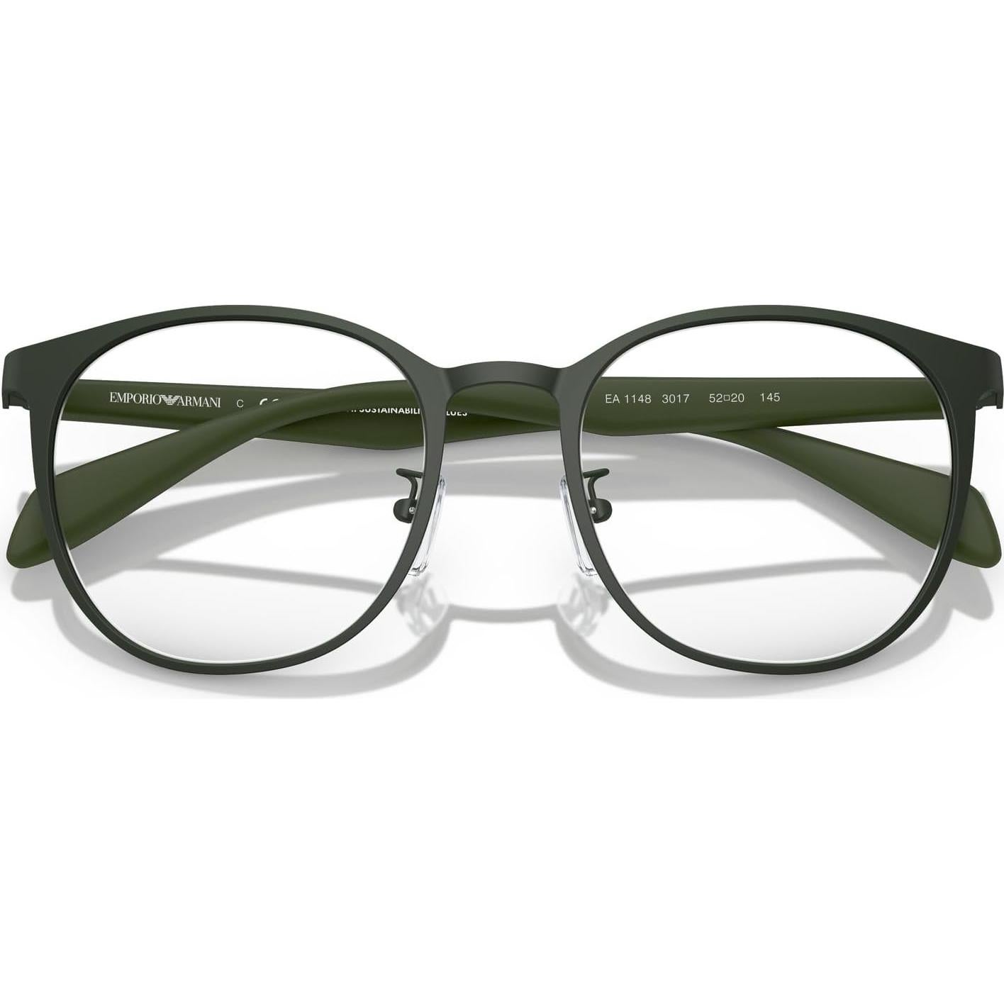 Gafas de Prescripción Emporio Armani EA1148 Verde Mate 52mm