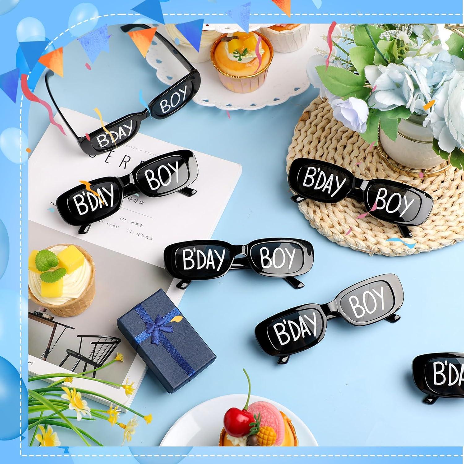 Gafas de Cumpleaños Cuffbow 12 Pares Accesorios para Fotos