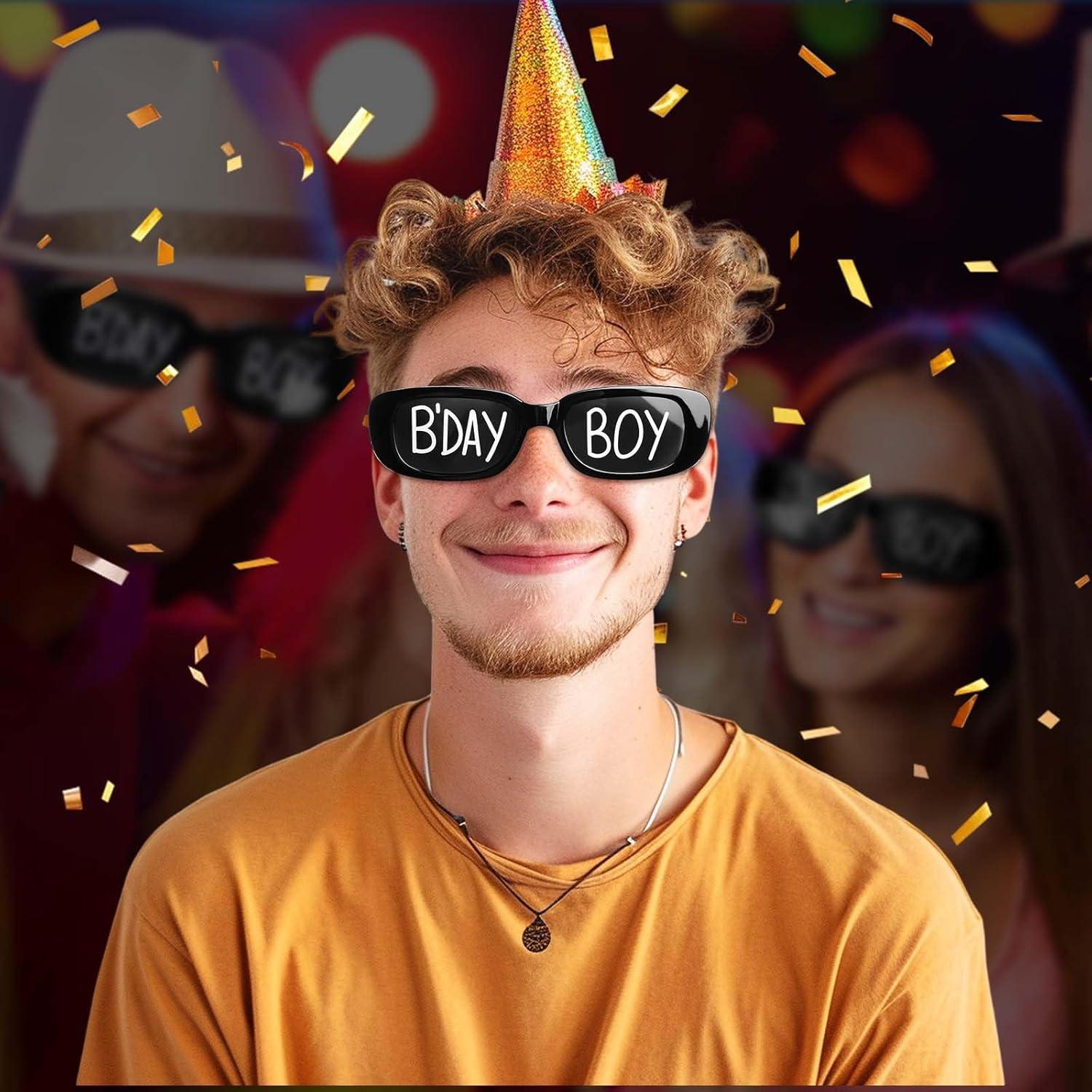 Gafas de Cumpleaños Cuffbow 12 Pares Accesorios para Fotos