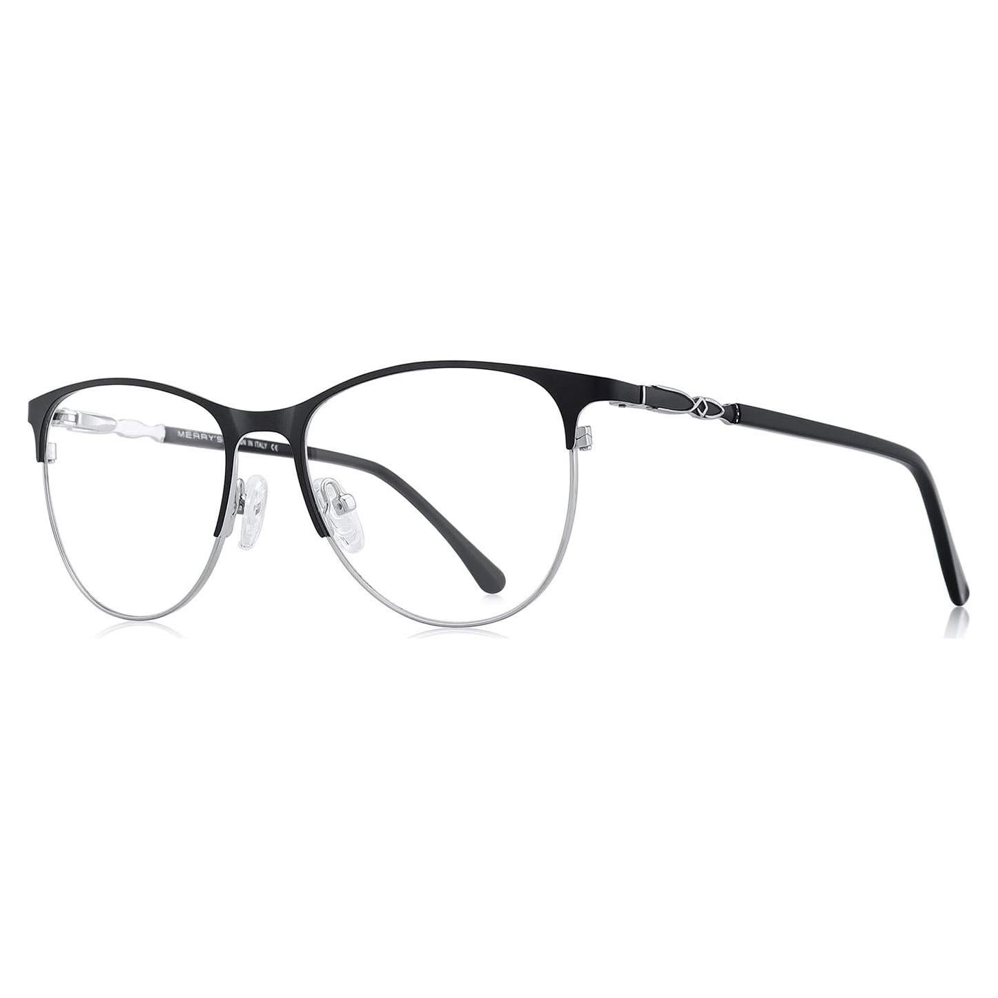Gafas de lectura OLIEYE Cat Eye retro 51mm con luz azul