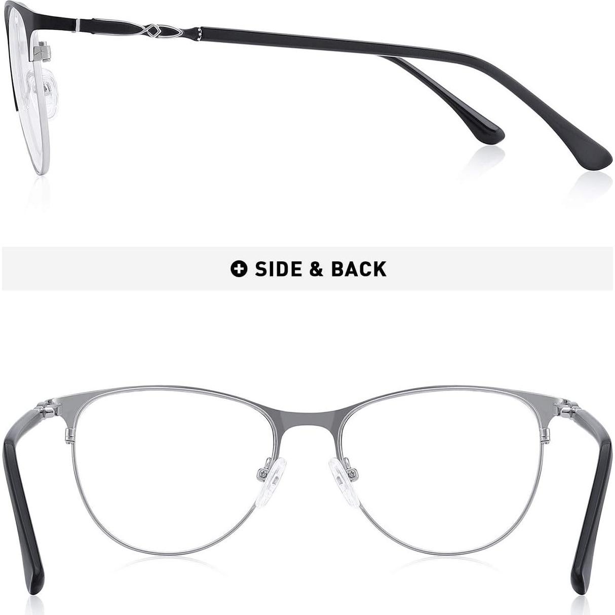 Gafas de lectura OLIEYE Cat Eye 51mm con luz azul