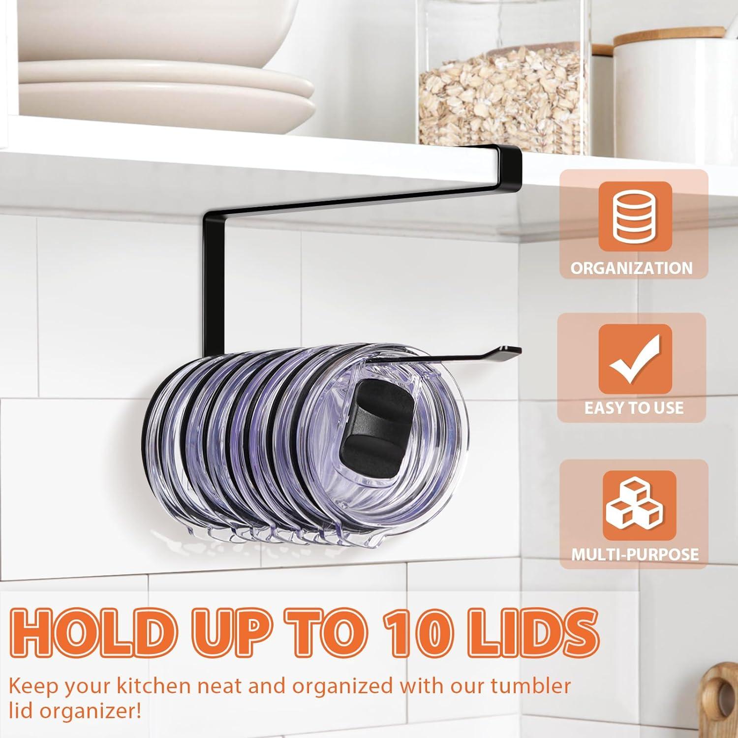 Organizador de Tapas de Vaso Jolensoy Negro 10 Tapas