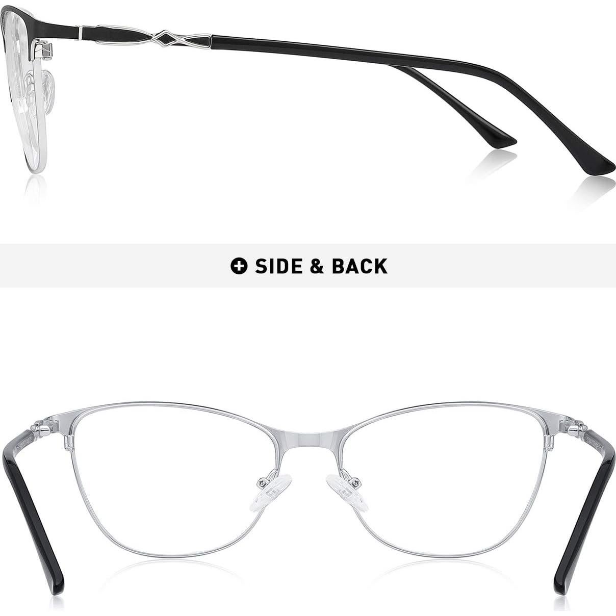 Gafas de lectura OLIEYE Cat Eye 1.25x diseño retro