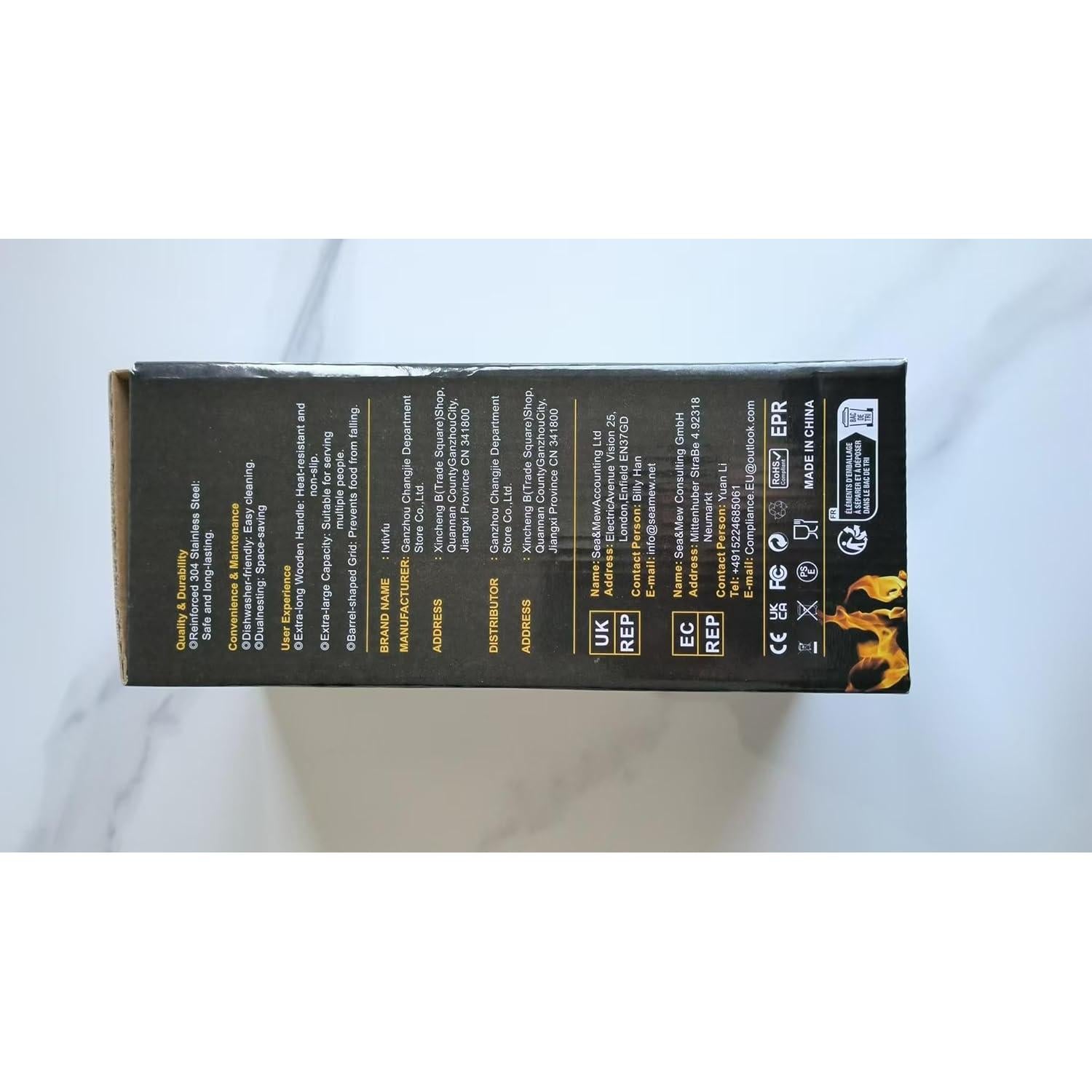 Cestas de Parrilla Ivtivfu 2PCS Acero Inoxidable 304