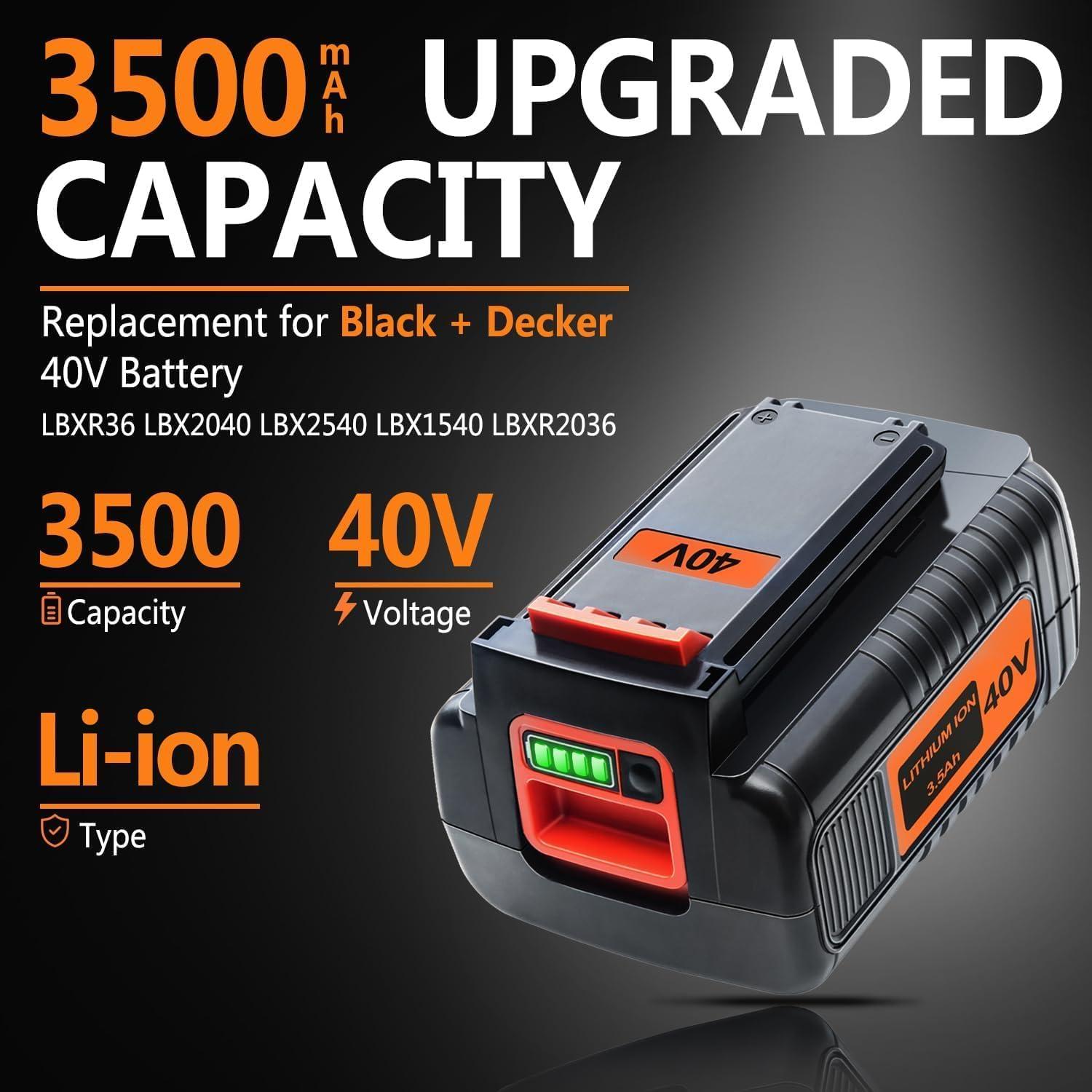 Batería de Litio FSKE 40V 3.5Ah para Black & Decker