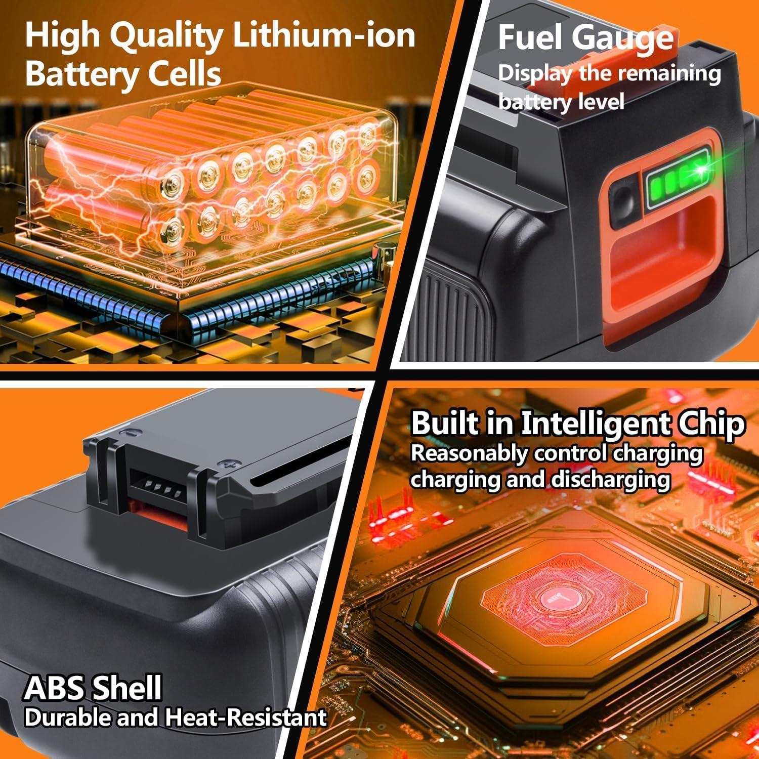 Batería de Litio FSKE 40V 3.5Ah para Black & Decker