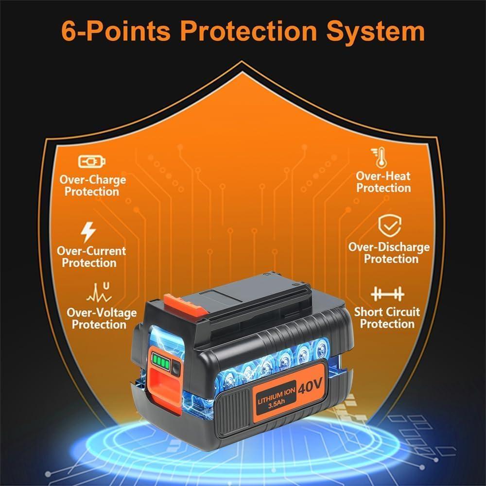 Batería de Litio FSKE 40V 3.5Ah para Black & Decker