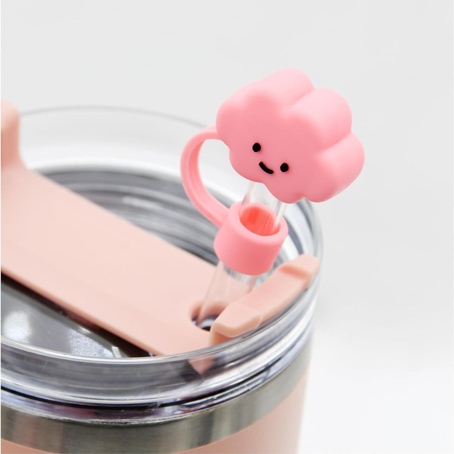 Tapa para Copas Stanley Meitesti 6 Piezas Rosa Reutilizables