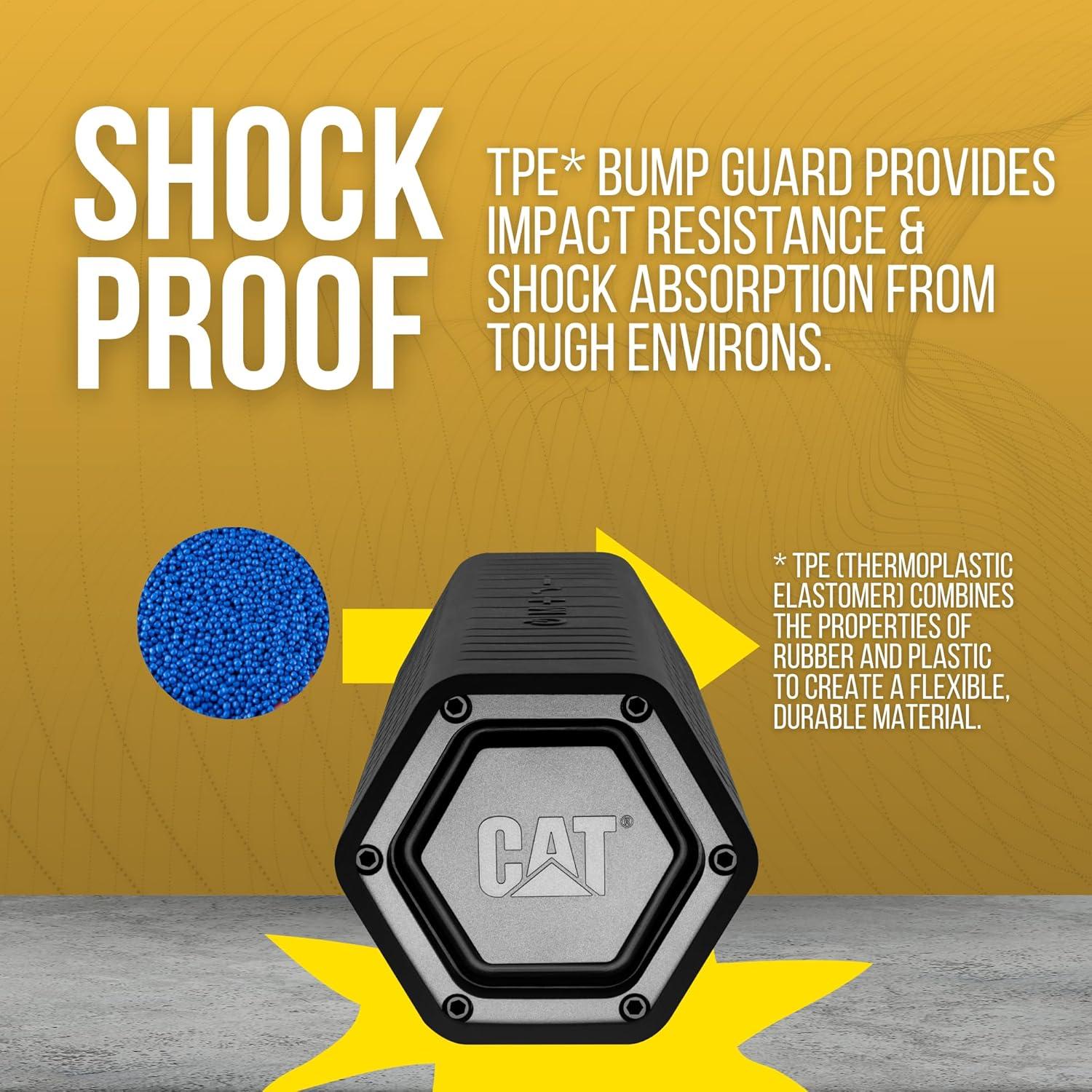 Altavoz Bluetooth Portátil Cat - Resistente al Agua y Golpes