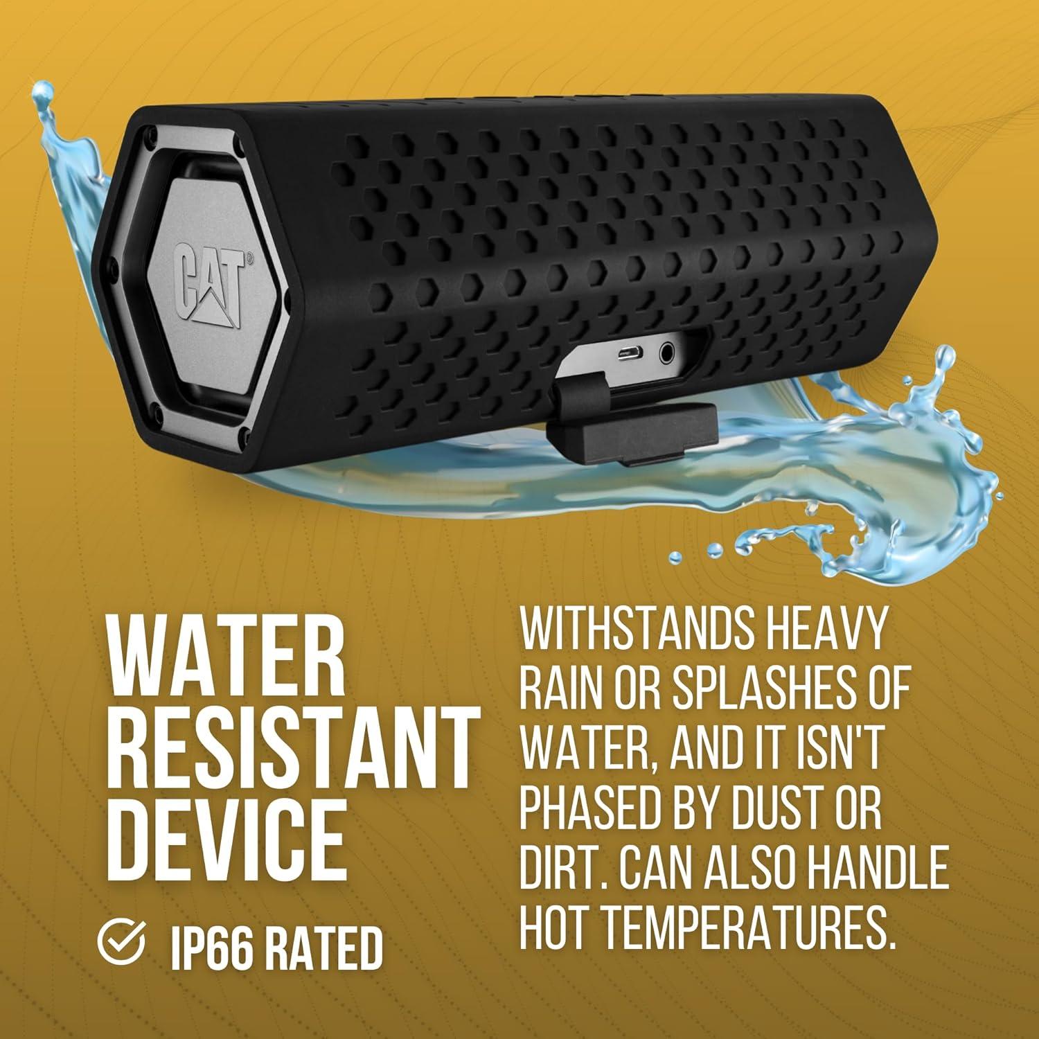 Altavoz Bluetooth Portátil Cat - Resistente al Agua y Golpes
