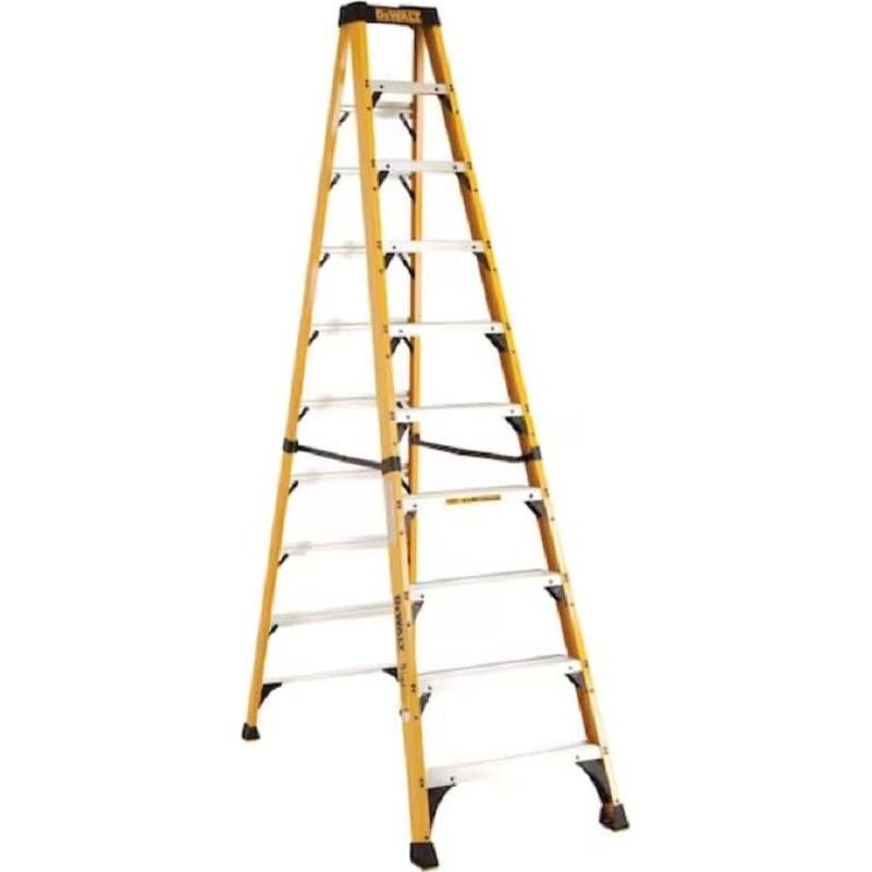 Escalera DeWalt 3,05m Fibra de Vidrio 170kg Antideslizante