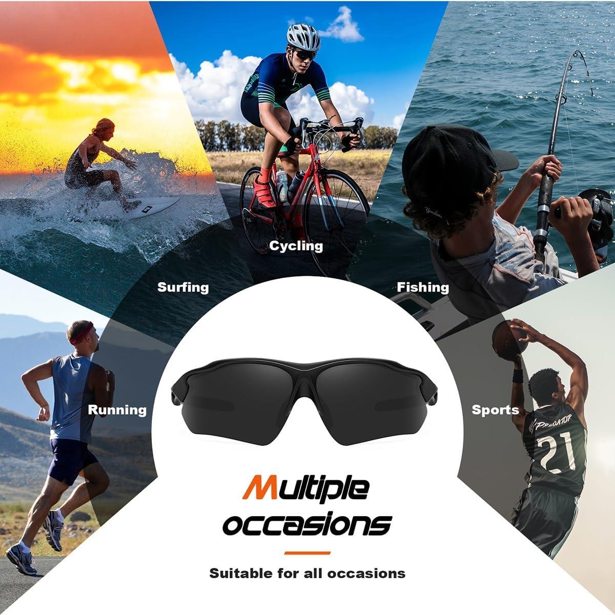 Gafas de sol deportivas FAGUMA UV400 unisex TR90 polarizadas