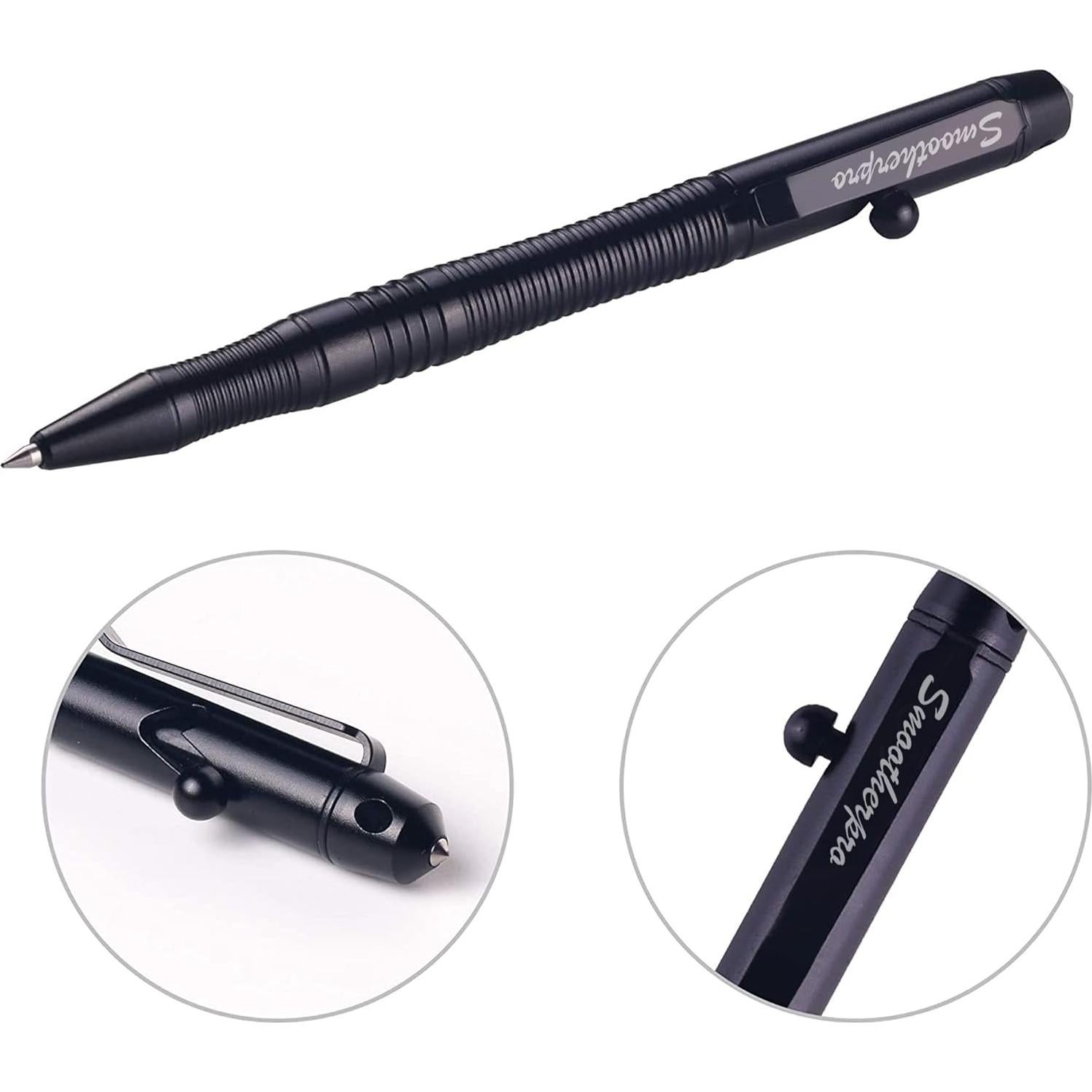 Bolígrafo Retráctil SMOOTHERPRO TG205 Aluminio Negro