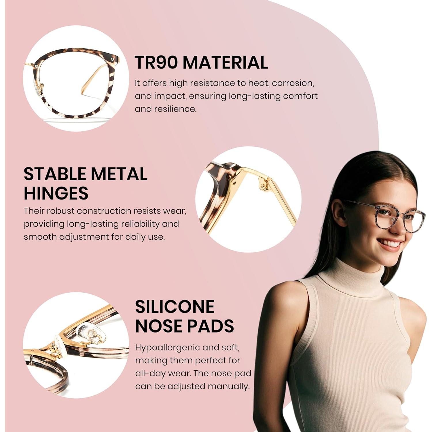 Gafas de Luz Azul Cyxus 8169 para Mujer - Anti Fatiga Ocular