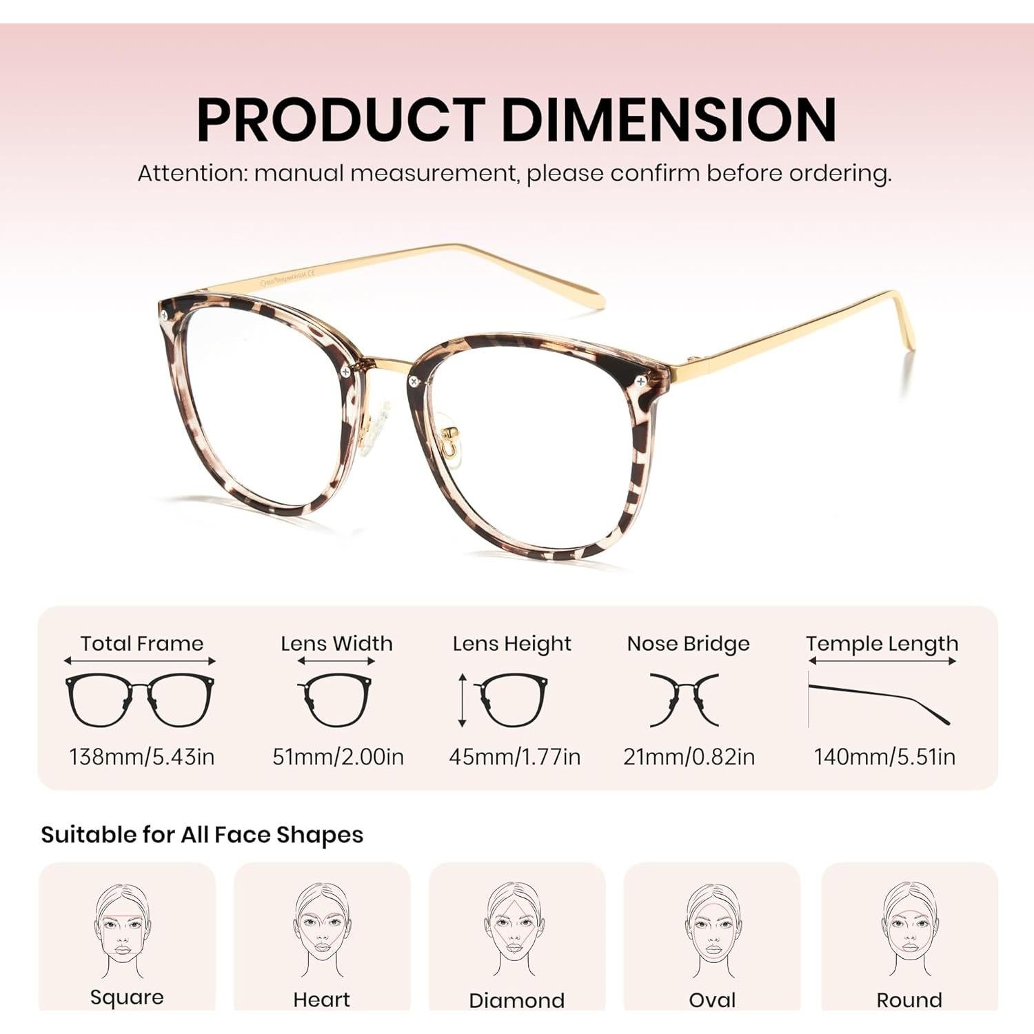 Gafas de Luz Azul Cyxus 8169 para Mujer - Anti Fatiga Ocular