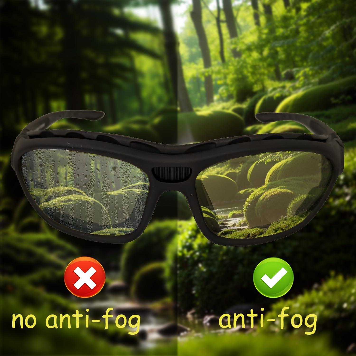 Gafas de sol de seguridad SOLPRO con lente anti-vaho y espuma