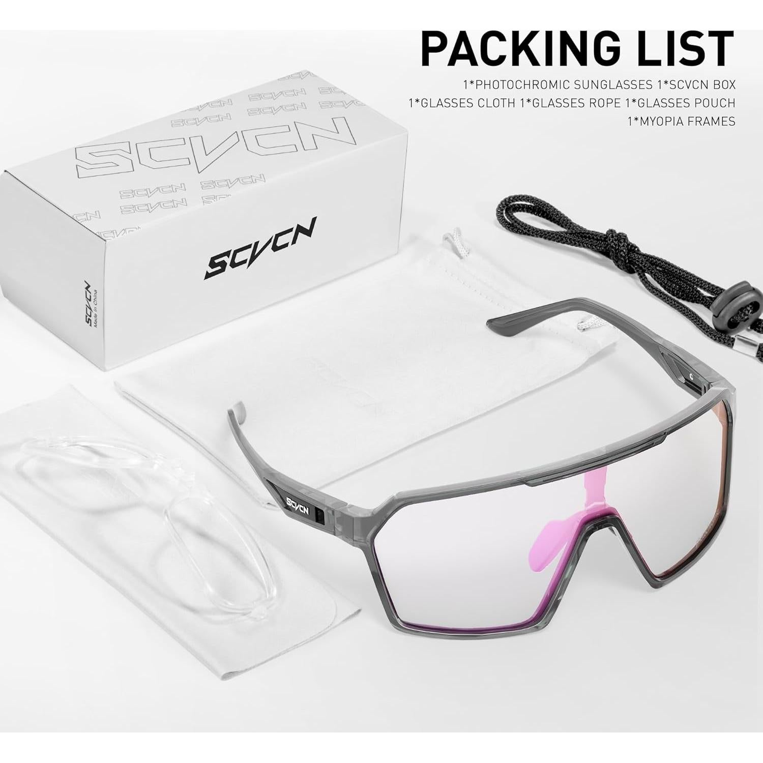 Gafas de Ciclismo Fotoquímicas S327 UV400 para Adultos