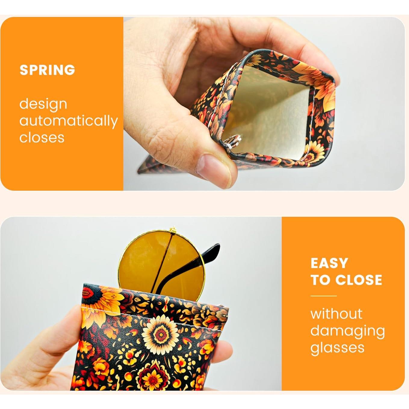 3 Estuches Suaves para Gafas Bohemios - Protección y Estilo