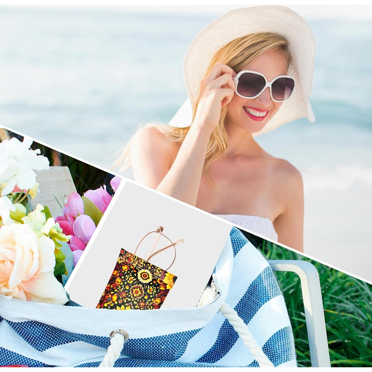 3 Estuches Suaves para Gafas Bohemios - Protección y Estilo