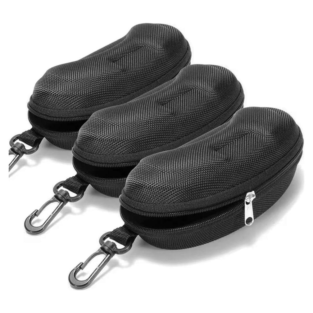 Estuches Duros para Gafas de Sol Yamrots - 3 Pcs, Negro