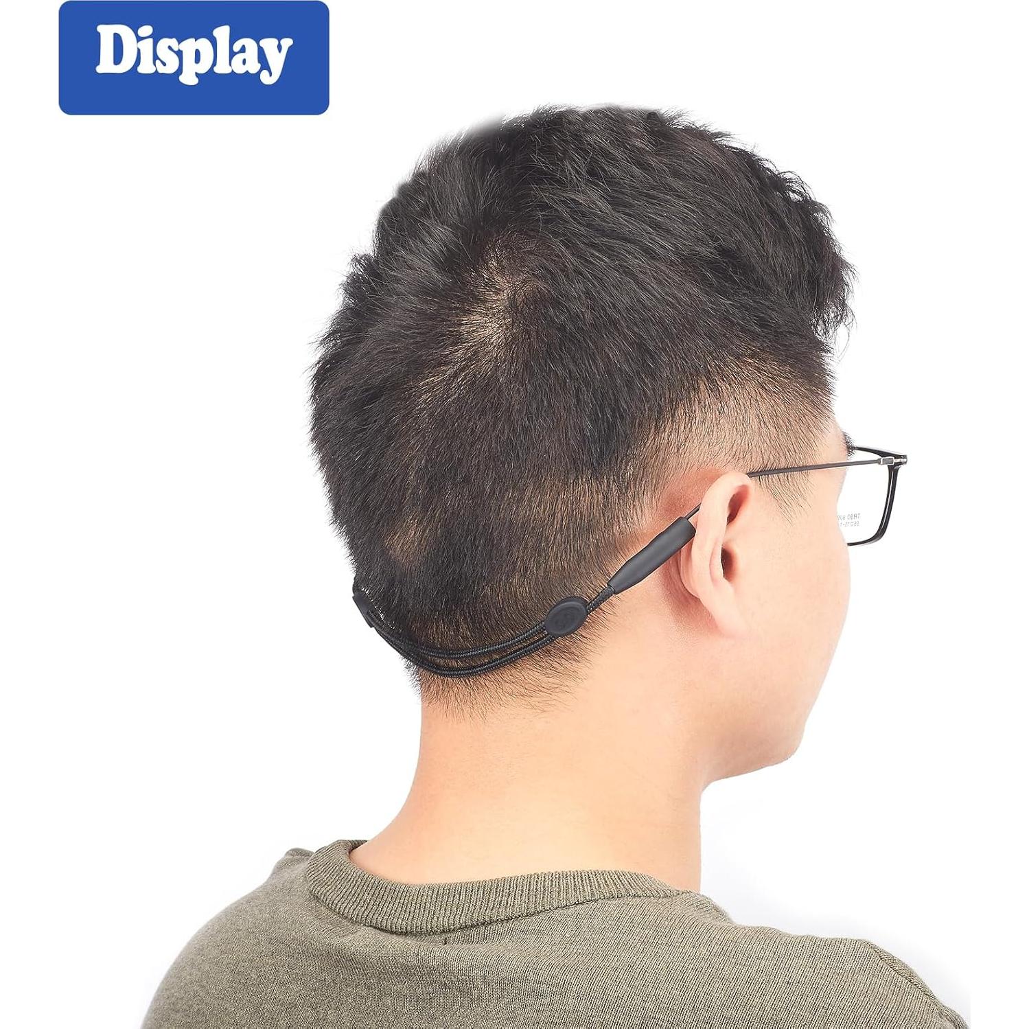 Correa para Gafas Omnful Ajustable 4pcs Negro 35.56 cm