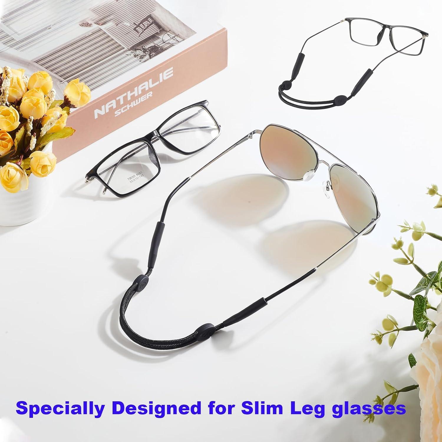 Correa para Gafas Omnful Ajustable 4pcs Negro 35.56 cm