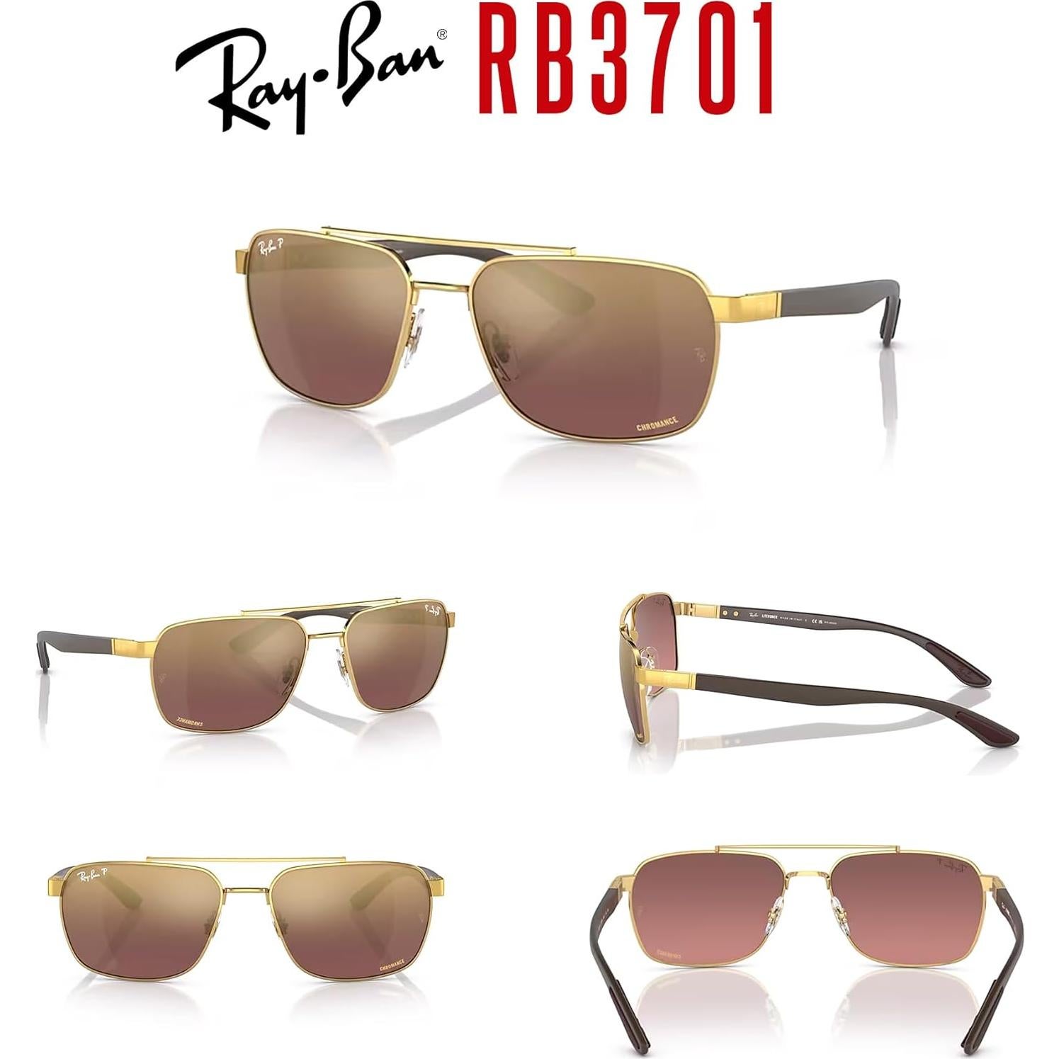 Gafas de Sol Ray-Ban RB3701 Polarizadas para Hombres - Kit iWear
