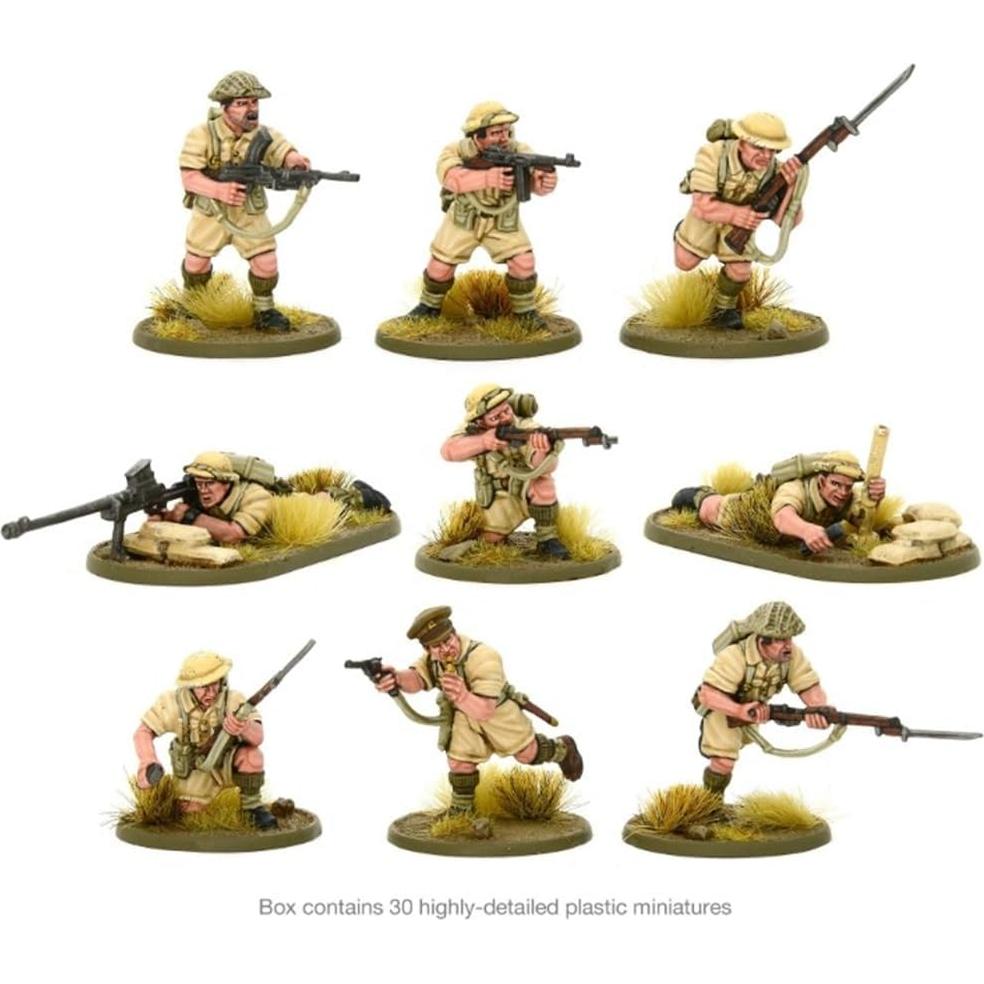 Warlord Games Infantería 8° Ejército Commonwealth 28mm WWII