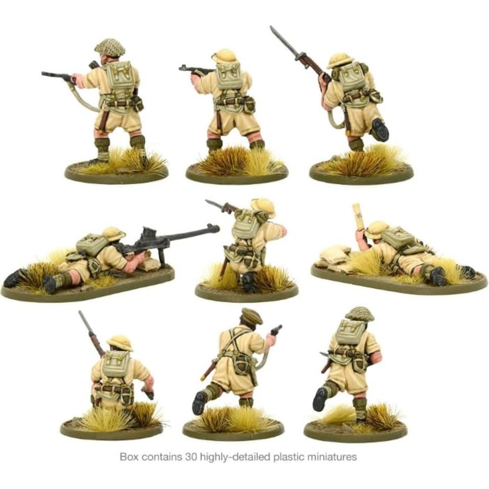 Warlord Games Infantería 8° Ejército Commonwealth 28mm WWII