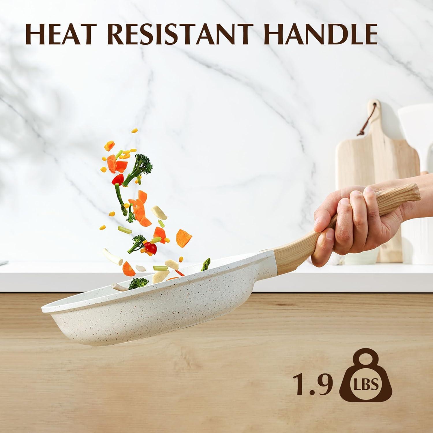 Sartén Cerámica SENSARTE 20 cm Antiadh. con Tapa