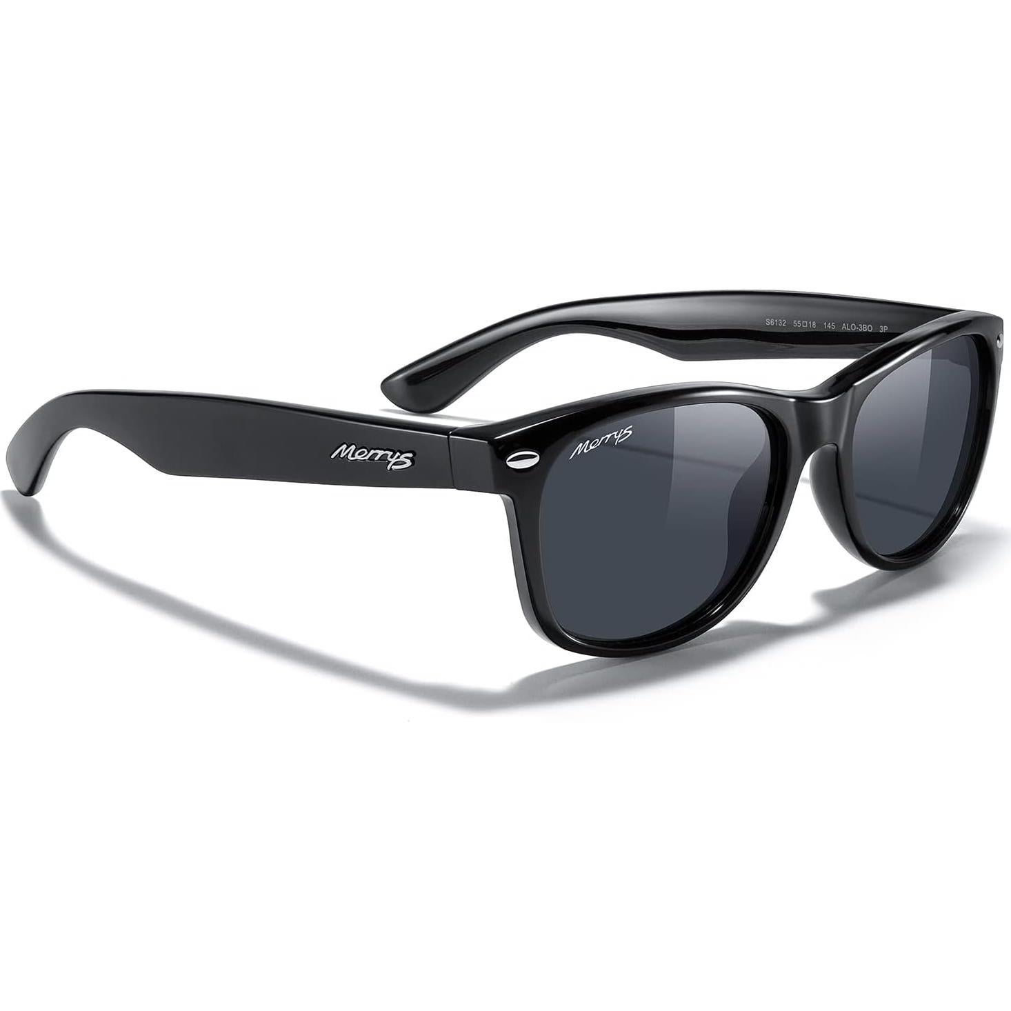 Gafas de sol polarizadas MERRY'S unisex marco negro 55mm