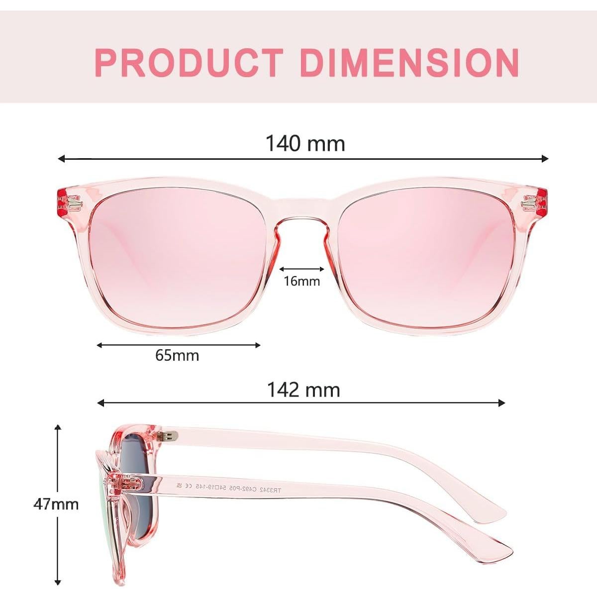 Gafas de sol polarizadas DLolylad UV400 estilo retro