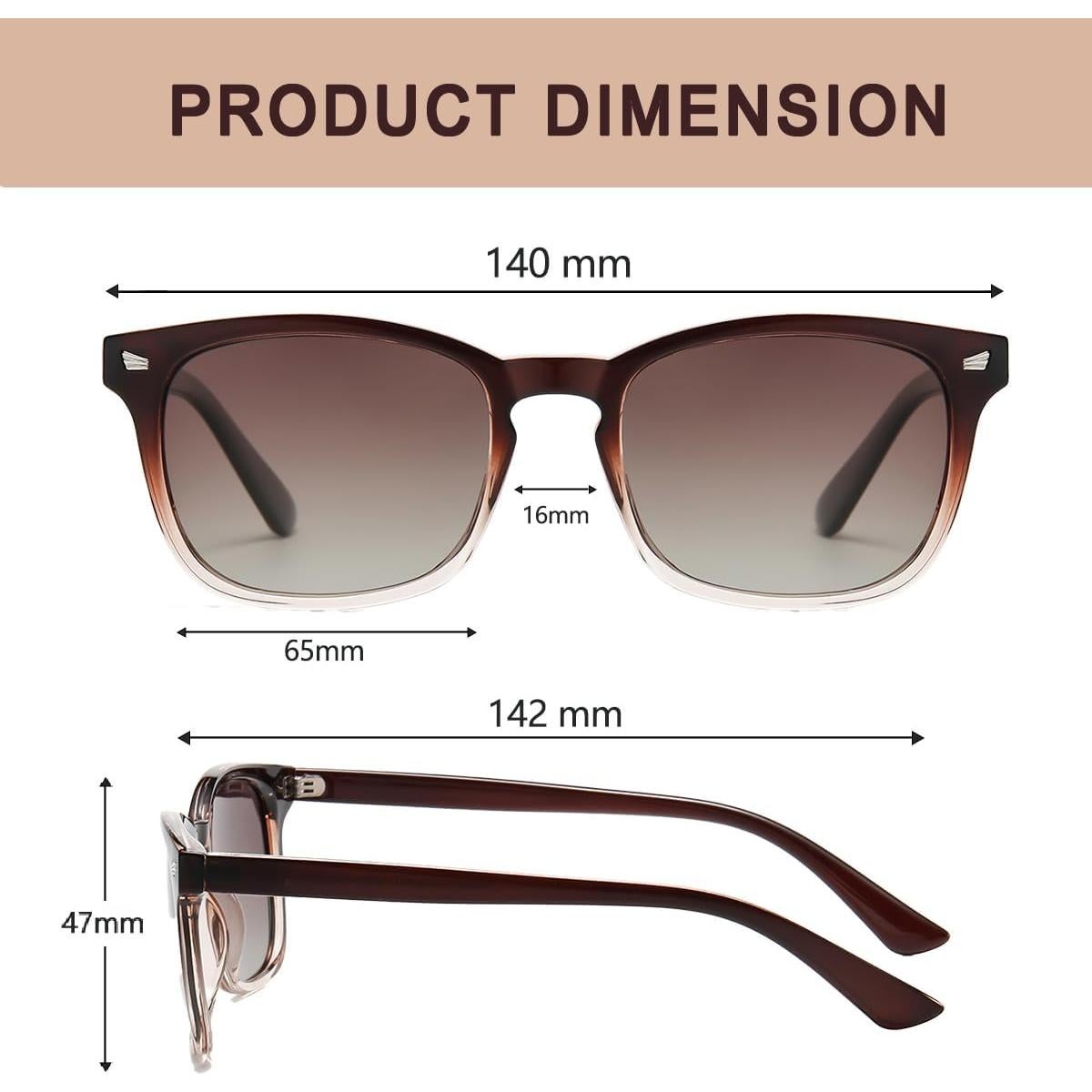 Gafas de sol polarizadas D Lolylad estilo retro UV400