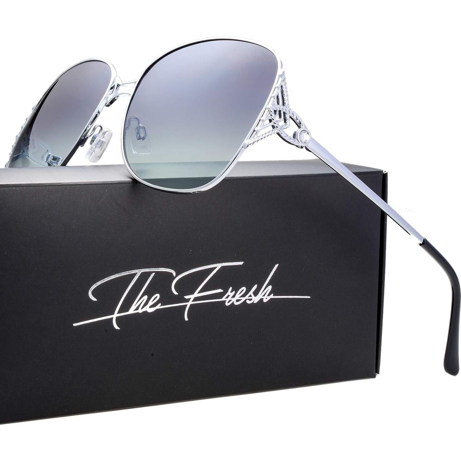 Gafas de Sol Fresco FR1L UV400 para Mujeres - Plata