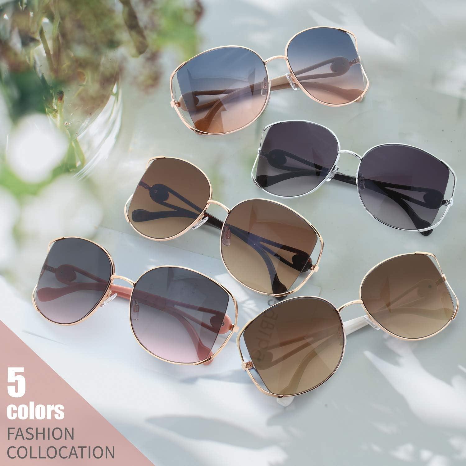 Gafas de Sol Fresco FR1L UV400 para Mujeres - Dorado