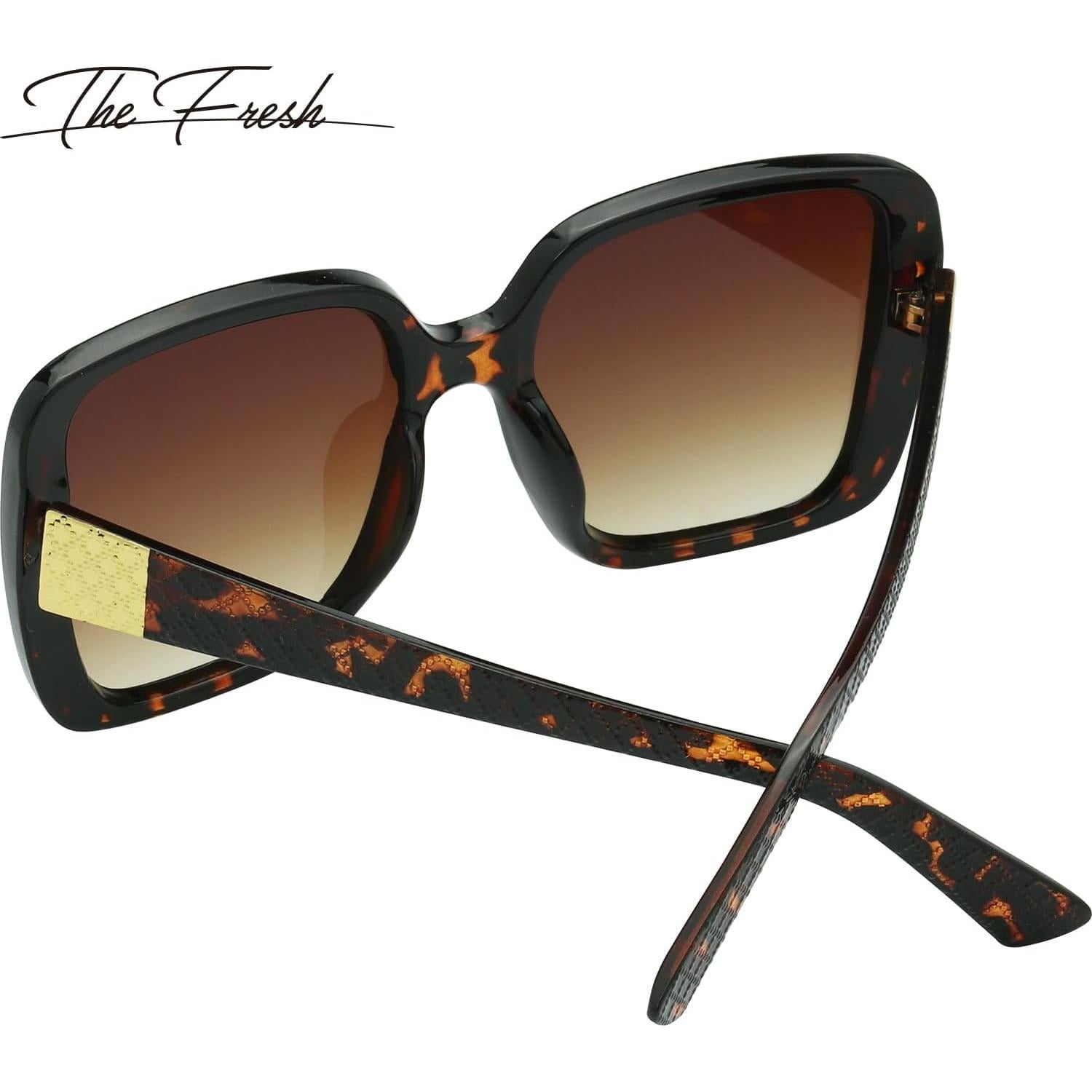 Gafas de Sol Fresco FR1L UV400 para Mujeres - Marrón Degradado