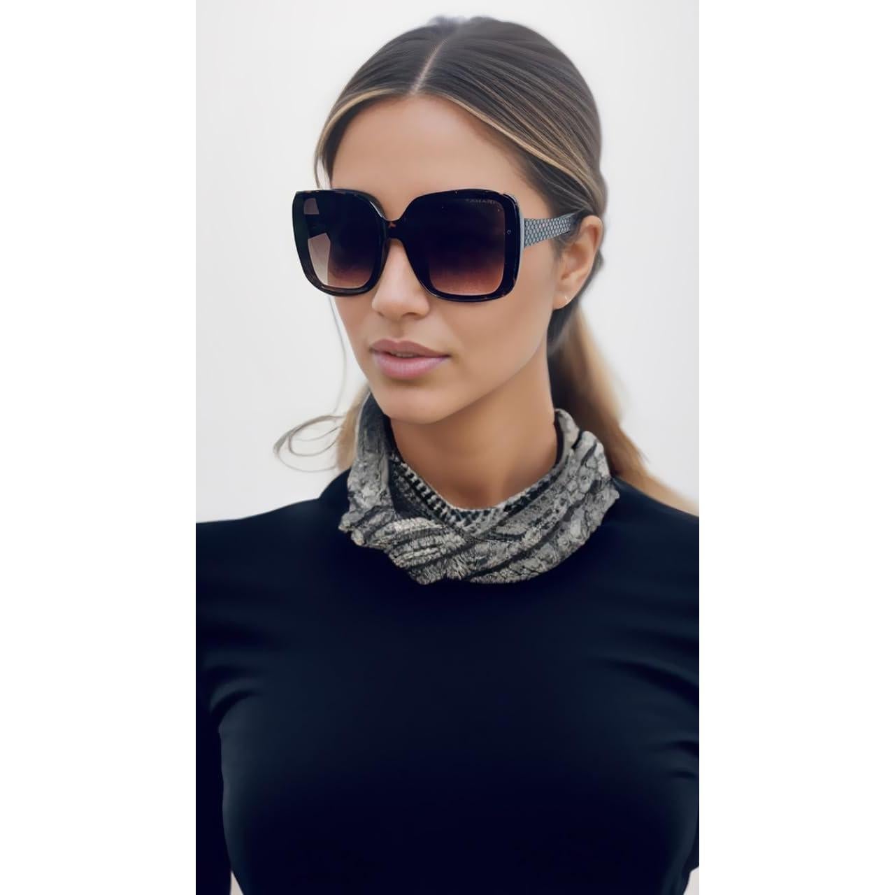 Gafas de Sol Fresco FR1L UV400 para Mujeres - Marrón Degradado