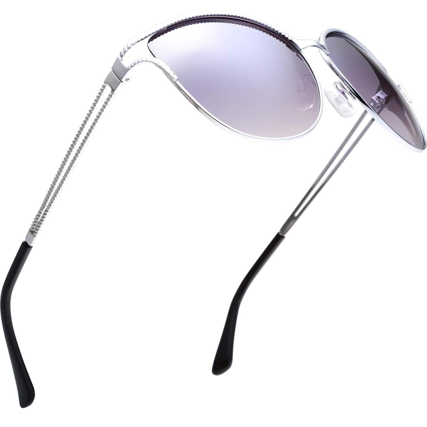 Gafas de Sol Fresco FR1L UV400 para Mujeres - Plata