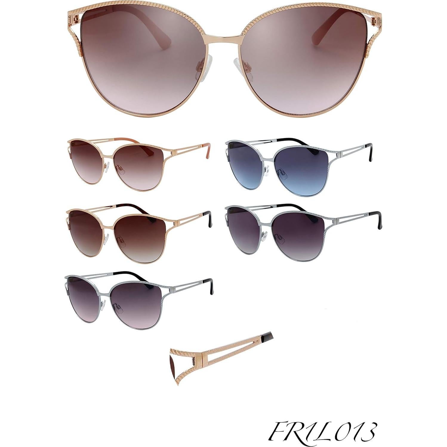Gafas de Sol Fresco FR1L UV400 para Mujeres - Plata