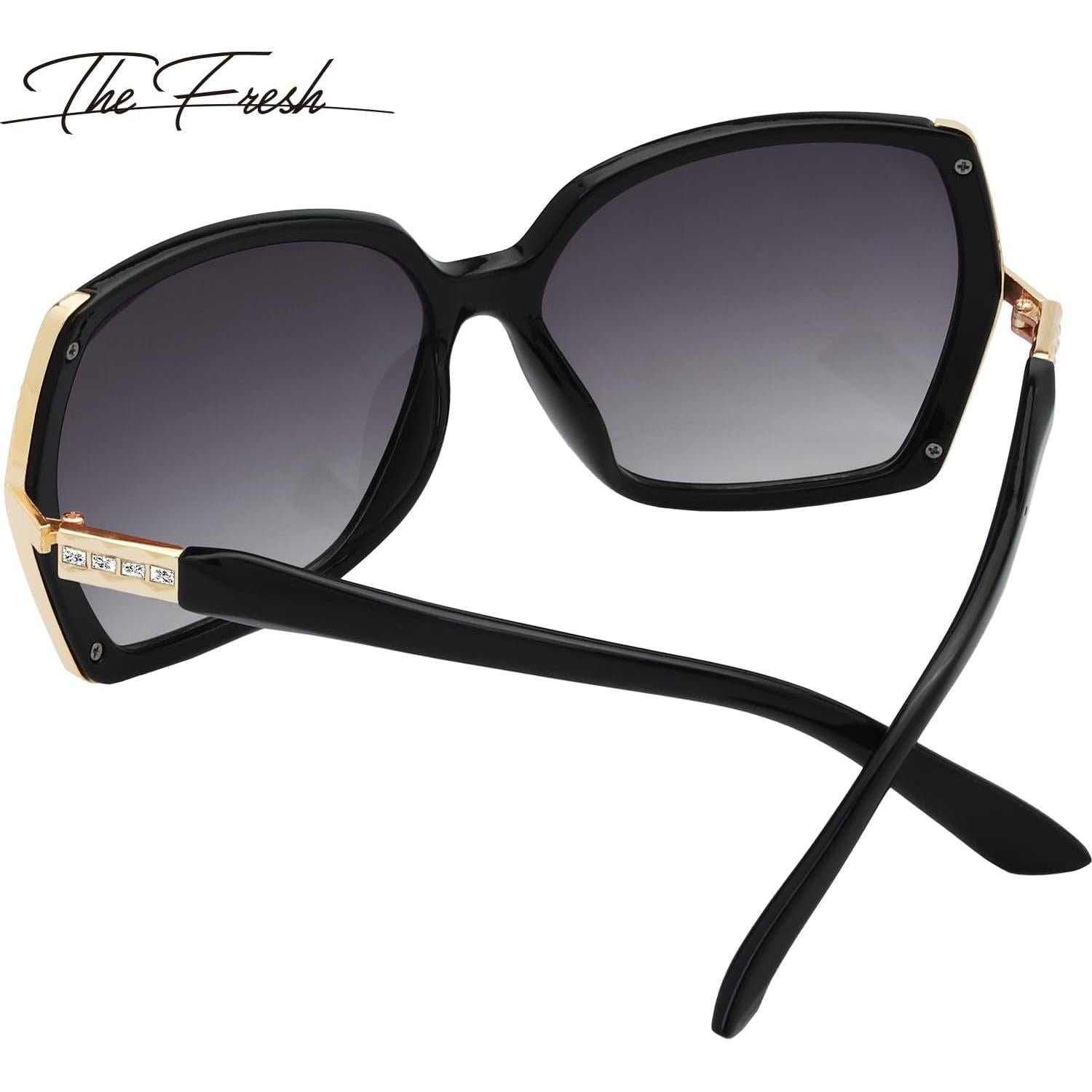 Gafas de Sol Fresco FR1L UV400 para Mujeres - Negro