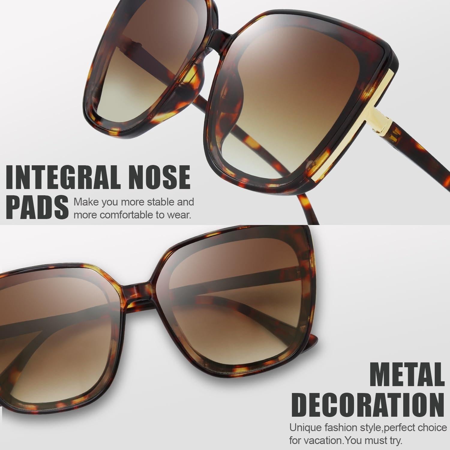 Gafas de Sol Fresco UV400 para Mujeres con Estuche Regalo