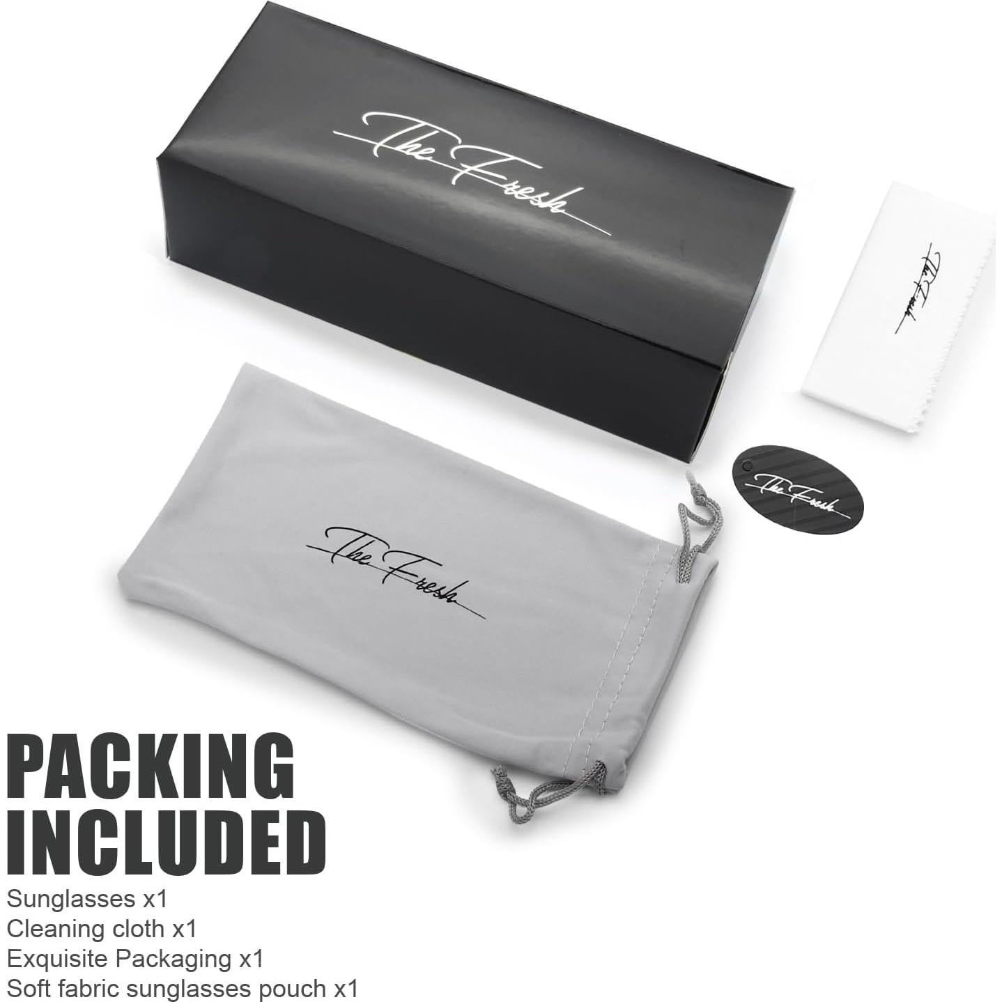 Gafas de Sol Fresco UV400 para Mujeres con Estuche Regalo