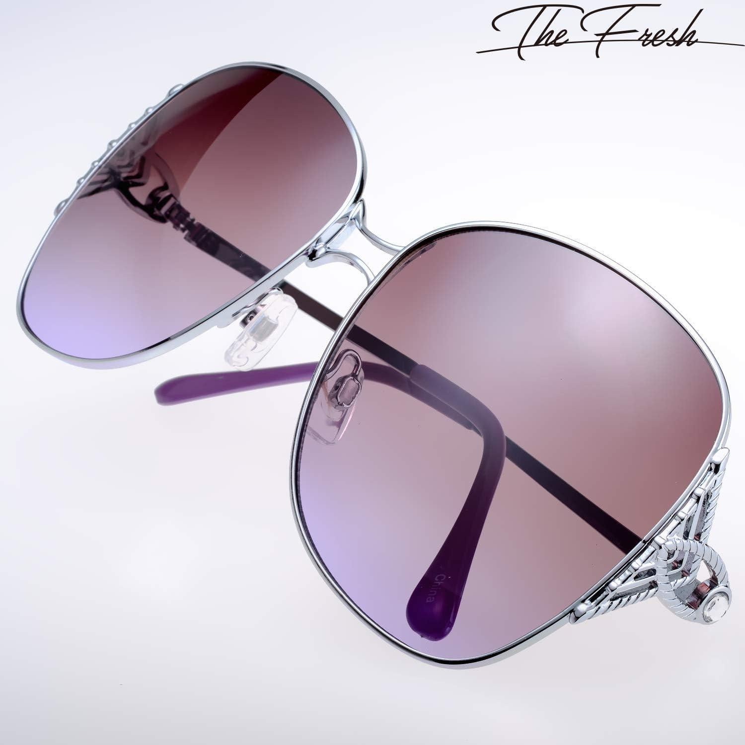 Gafas de Sol Fresco FR1L UV400 para Mujeres - Plata