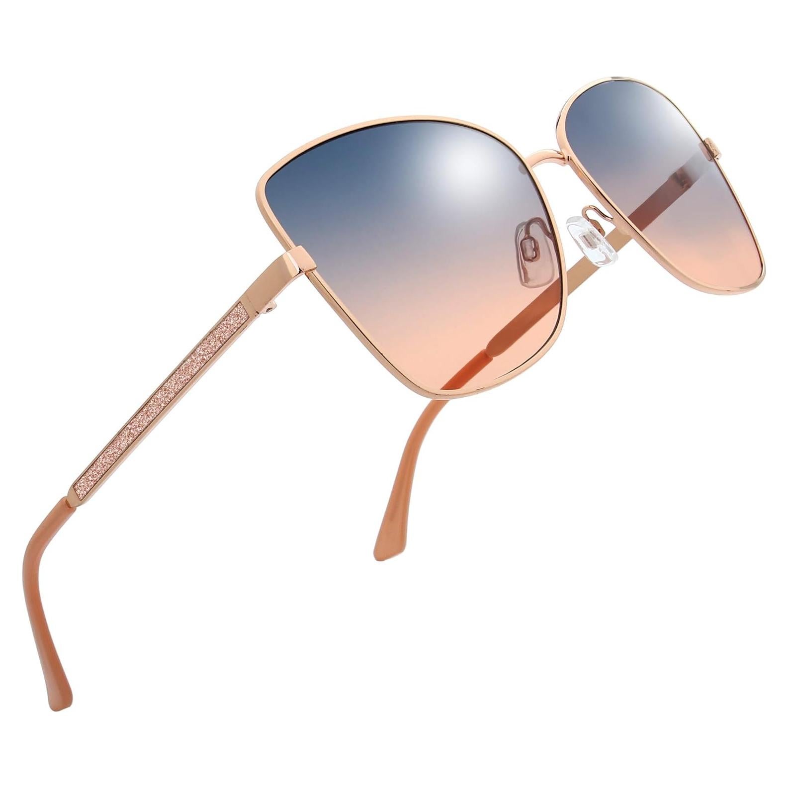 Gafas de Sol Fresco FR1L UV400 para Mujeres Oro Rosa