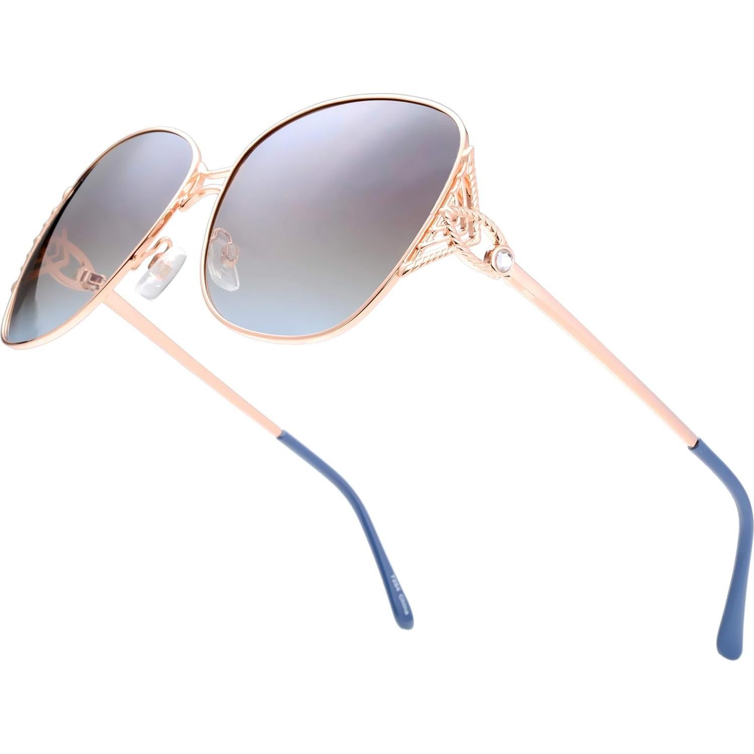 Gafas de Sol Fresco FR1L UV400 para Mujeres - Dorado