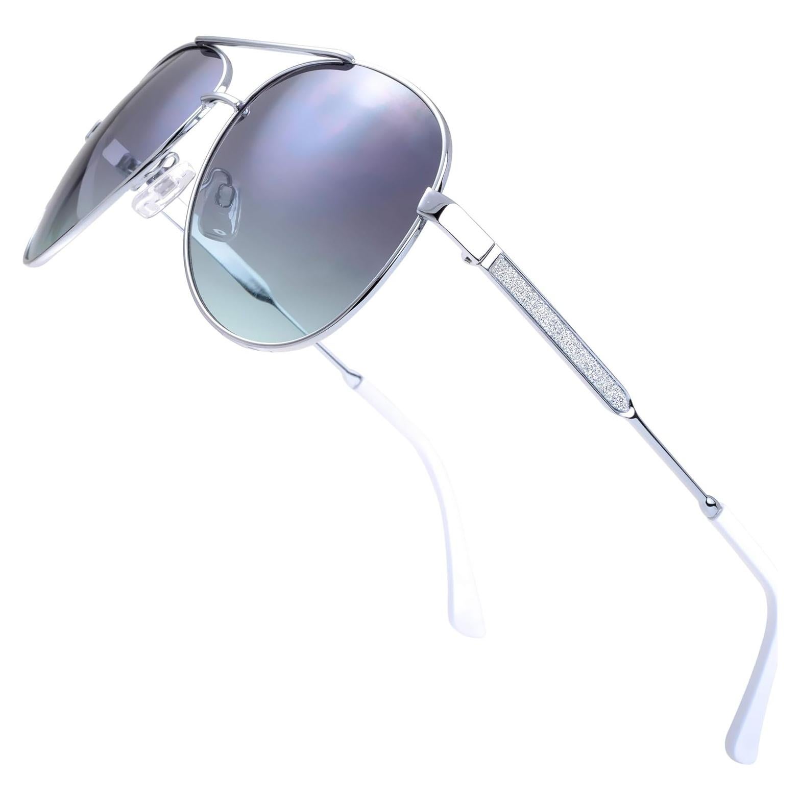 Gafas de Sol Fresco FR1L UV400 para Mujeres Plata