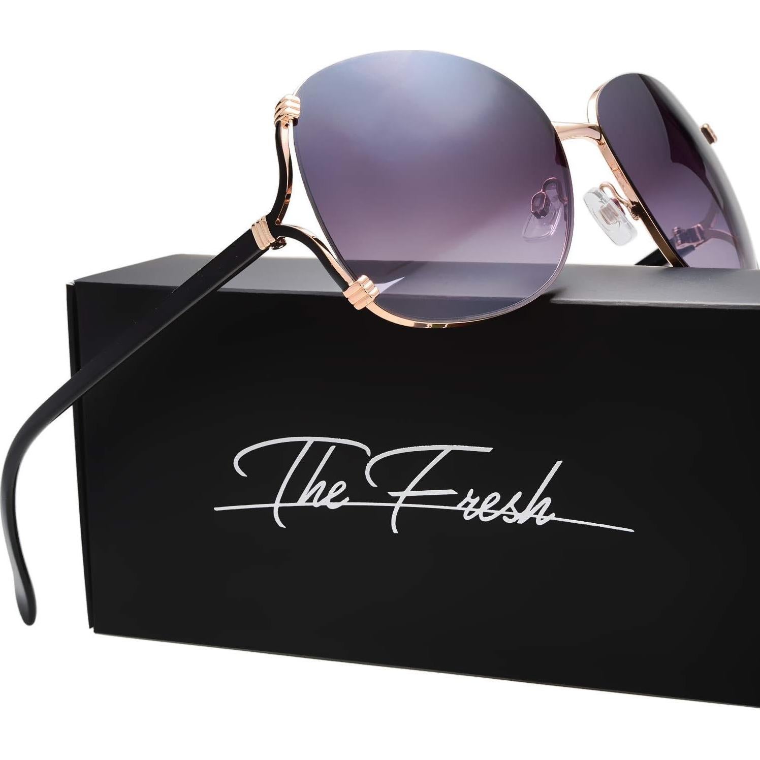 Gafas de Sol Fresco UV400 para Mujeres con Estuche Regalo